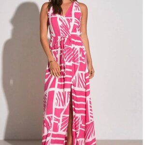 ELAN Barbados Maxi Dress In Pink Barbados Size XS